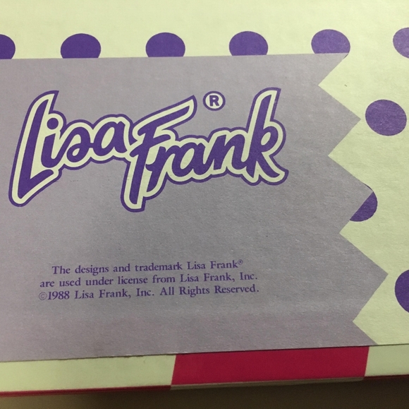 LISA FRANK VINTAGE  90s RAINBOW HEART 3 RING  BINDER RARE - Picture 2 of 16